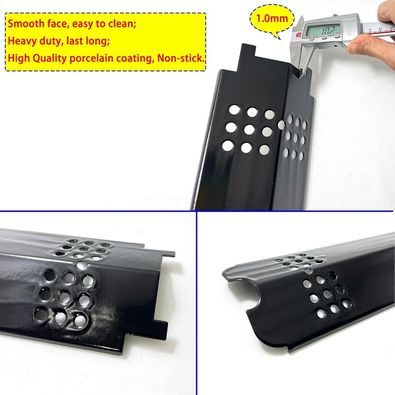 Direct Store Parts DP166 4pk 15 inch Porcelain Steel Heat Plate for Charbroil 463436215, 463439914, 466334613, 466342014 463436213, G432-0096-W1, Heat Tent Shield Deflector for Kenmore 16113, 16115 - Image 4